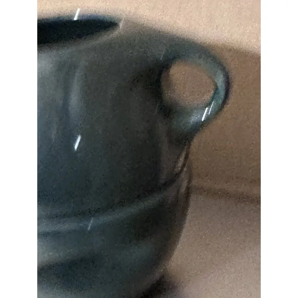 VTG Iroquois Casual Russel Wright Creamer Sugar Set C1960s Forest Green Stacking